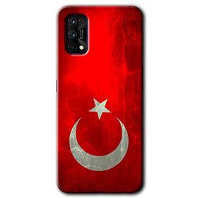 Realme 7 Pro Albayrak Baskılı Uyumlu Silikon Kılıf