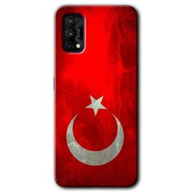 Realme 7 Pro Albayrak Baskılı Uyumlu Silikon Kılıf
