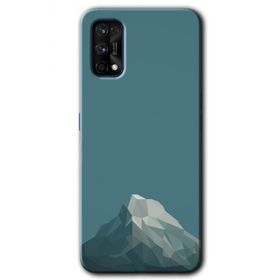 Realme 7 Pro Alone Mountain Baskılı Uyumlu Silikon Kılıf