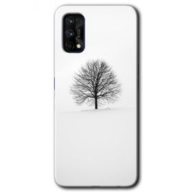 Realme 7 Pro Alone Tree Baskılı Uyumlu Silikon Kılıf