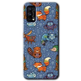Realme 7 Pro Animals Funny Baskılı Uyumlu Silikon Kılıf
