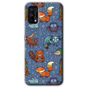 Realme 7 Pro Animals Funny Baskılı Uyumlu Silikon Kılıf