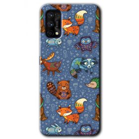 Realme 7 Pro Animals Funny Baskılı Uyumlu Silikon Kılıf