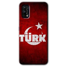 Realme 7 Pro Ayyıldız Türk Baskılı Uyumlu Silikon Kılıf