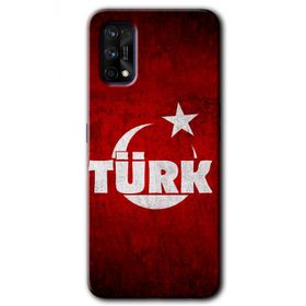 Realme 7 Pro Ayyıldız Türk Baskılı Uyumlu Silikon Kılıf