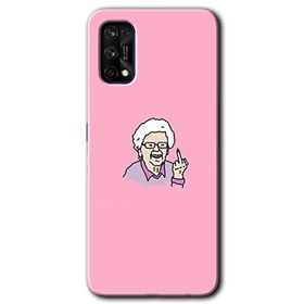 Realme 7 Pro Bad Grandmother Baskılı Uyumlu Silikon Kılıf