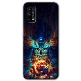 Realme 7 Pro Ballı Baykuş Baskılı Uyumlu Silikon Kılıf