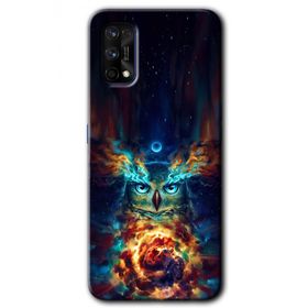Realme 7 Pro Ballı Baykuş Baskılı Uyumlu Silikon Kılıf