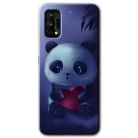 Realme 7 Pro Bebek Panda Baskılı Uyumlu Silikon Kılıf