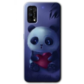 Realme 7 Pro Bebek Panda Baskılı Uyumlu Silikon Kılıf