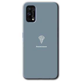 Realme 7 Pro Beyin Gıdası Baskılı Uyumlu Silikon Kılıf