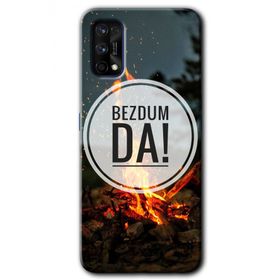 Realme 7 Pro Bezdum Da Baskılı Uyumlu Silikon Kılıf