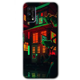 Realme 7 Pro China Street Baskılı Uyumlu Silikon Kılıf