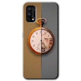 Realme 7 Pro Clocks Artwork Baskılı Uyumlu Silikon Kılıf