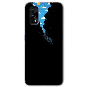 Realme 7 Pro Derinlere Yolculuk Baskılı Uyumlu Silikon Kılıf