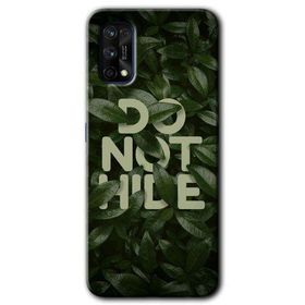 Realme 7 Pro Do Not Hide Baskılı Uyumlu Silikon Kılıf