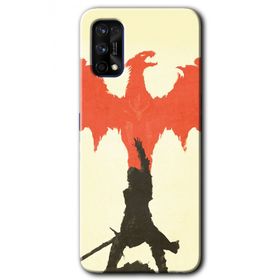 Realme 7 Pro Dragon Hunter 1 Baskılı Uyumlu Silikon Kılıf