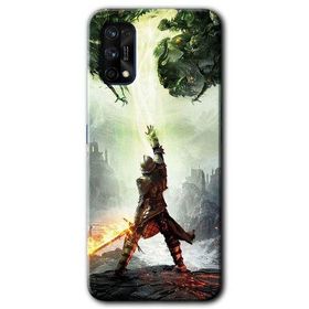 Realme 7 Pro Dragon Hunter Baskılı Uyumlu Silikon Kılıf