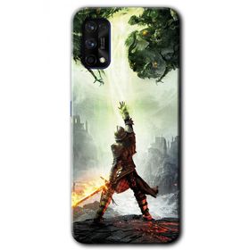 Realme 7 Pro Dragon Hunter Baskılı Uyumlu Silikon Kılıf