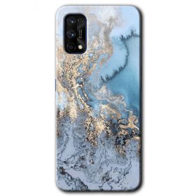 Realme 7 Pro Eski Mermer Baskılı Uyumlu Silikon Kılıf