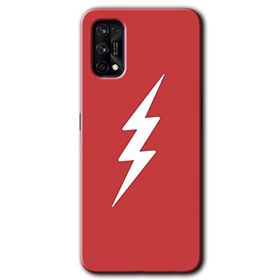 Realme 7 Pro Flash Logo Baskılı Uyumlu Silikon Kılıf