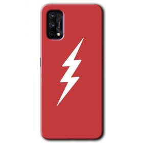 Realme 7 Pro Flash Logo Baskılı Uyumlu Silikon Kılıf