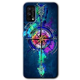 Realme 7 Pro Gizemli Pusula Baskılı Uyumlu Silikon Kılıf