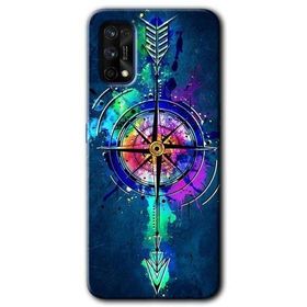 Realme 7 Pro Gizemli Pusula Baskılı Uyumlu Silikon Kılıf