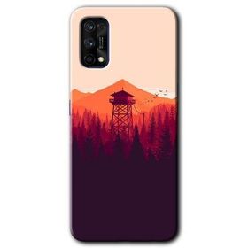 Realme 7 Pro Gözlem Kulesi Baskılı Uyumlu Silikon Kılıf