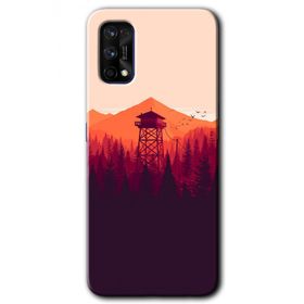 Realme 7 Pro Gözlem Kulesi Baskılı Uyumlu Silikon Kılıf