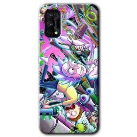 Realme 7 Pro Graffiti Çizgi Film Baskılı Uyumlu Silikon Kılıf