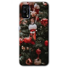 Realme 7 Pro Happy New Year Baskılı Uyumlu Silikon Kılıf