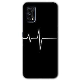 Realme 7 Pro Heart Rytm Baskılı Uyumlu Silikon Kılıf