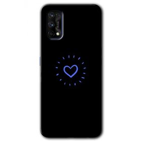 Realme 7 Pro Heart Strokes Baskılı Uyumlu Silikon Kılıf