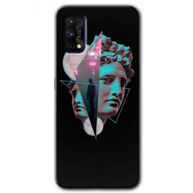 Realme 7 Pro Heykel Baskılı Uyumlu Silikon Kılıf