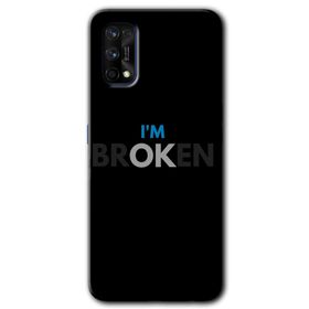 Realme 7 Pro Im Broken Baskılı Uyumlu Silikon Kılıf
