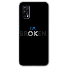 Realme 7 Pro Im Broken Baskılı Uyumlu Silikon Kılıf