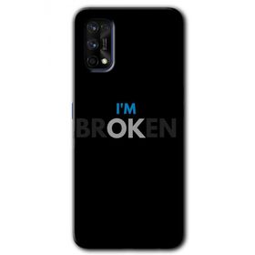 Realme 7 Pro Im Broken Baskılı Uyumlu Silikon Kılıf