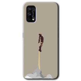 Realme 7 Pro İronman Airport Baskılı Uyumlu Silikon Kılıf