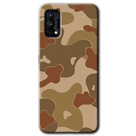 Realme 7 Pro Kamuflaj 10 Baskılı Uyumlu Silikon Kılıf
