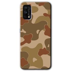 Realme 7 Pro Kamuflaj 10 Baskılı Uyumlu Silikon Kılıf