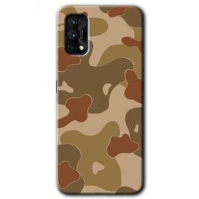 Realme 7 Pro Kamuflaj 10 Baskılı Uyumlu Silikon Kılıf
