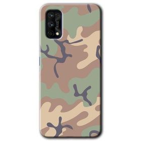 Realme 7 Pro Kamuflaj 29 Baskılı Uyumlu Silikon Kılıf