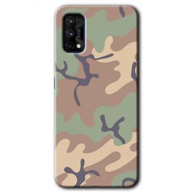 Realme 7 Pro Kamuflaj 29 Baskılı Uyumlu Silikon Kılıf