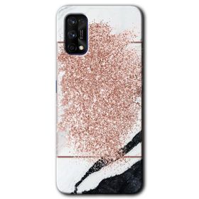 Realme 7 Pro Kara Kedi Baskılı Uyumlu Silikon Kılıf
