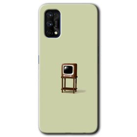 Realme 7 Pro Kara Kedi Baskılı Uyumlu Silikon Kılıf