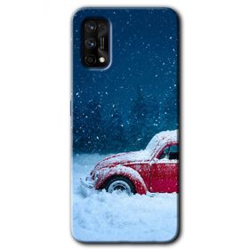 Realme 7 Pro Karlı Vosvos Baskılı Uyumlu Silikon Kılıf