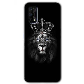 Realme 7 Pro King Lion Baskılı Uyumlu Silikon Kılıf