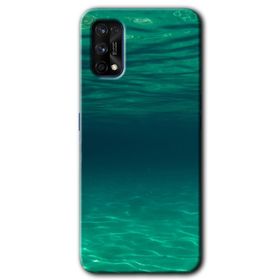Realme 7 Pro Kırmızı Gül Baskılı Uyumlu Silikon Kılıf