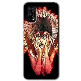 Realme 7 Pro Kurt Kız Baskılı Uyumlu Silikon Kılıf